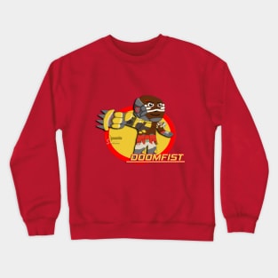 Chibi Fist of Doom Crewneck Sweatshirt